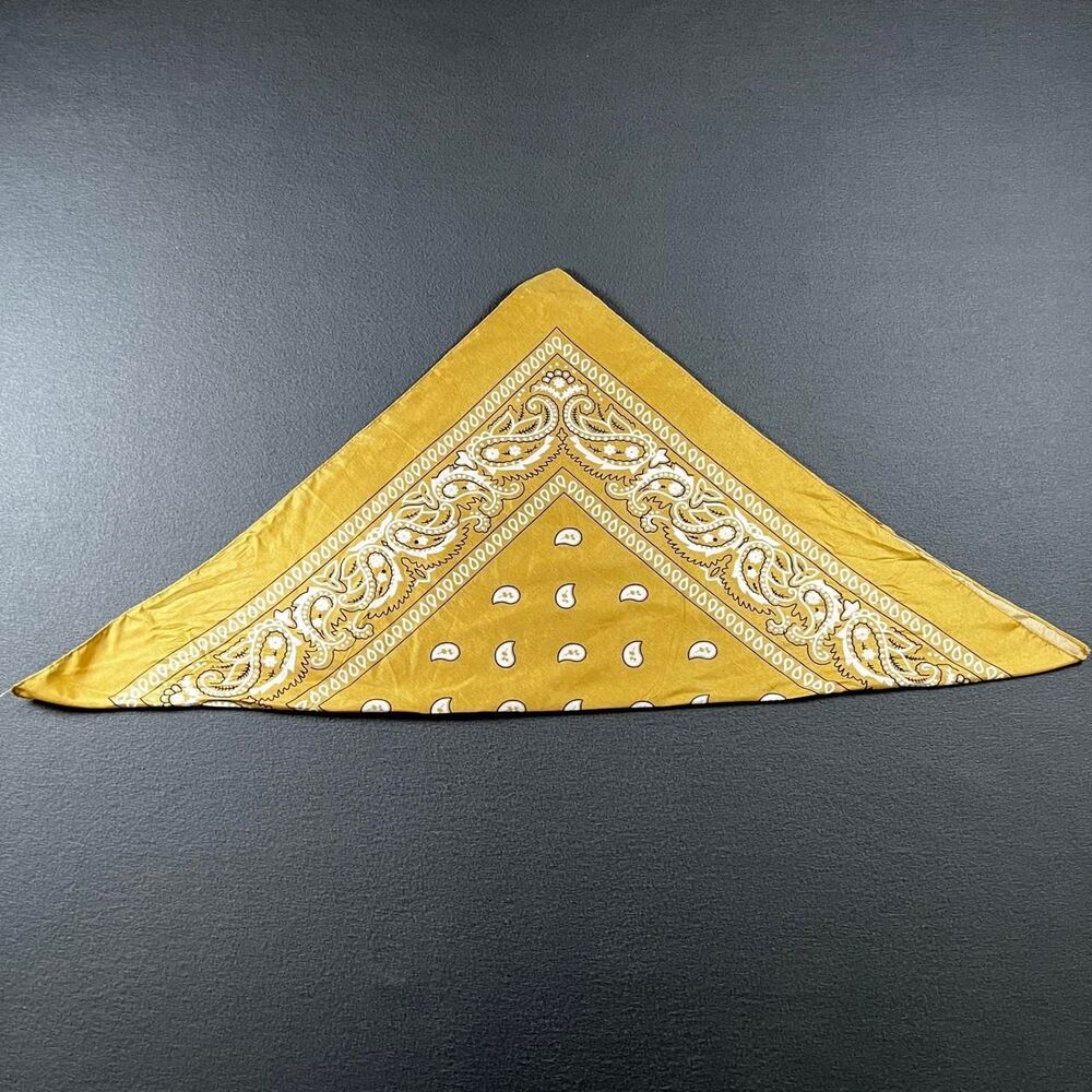 Unbranded Men's Yellow and Gold Scarf-wraps